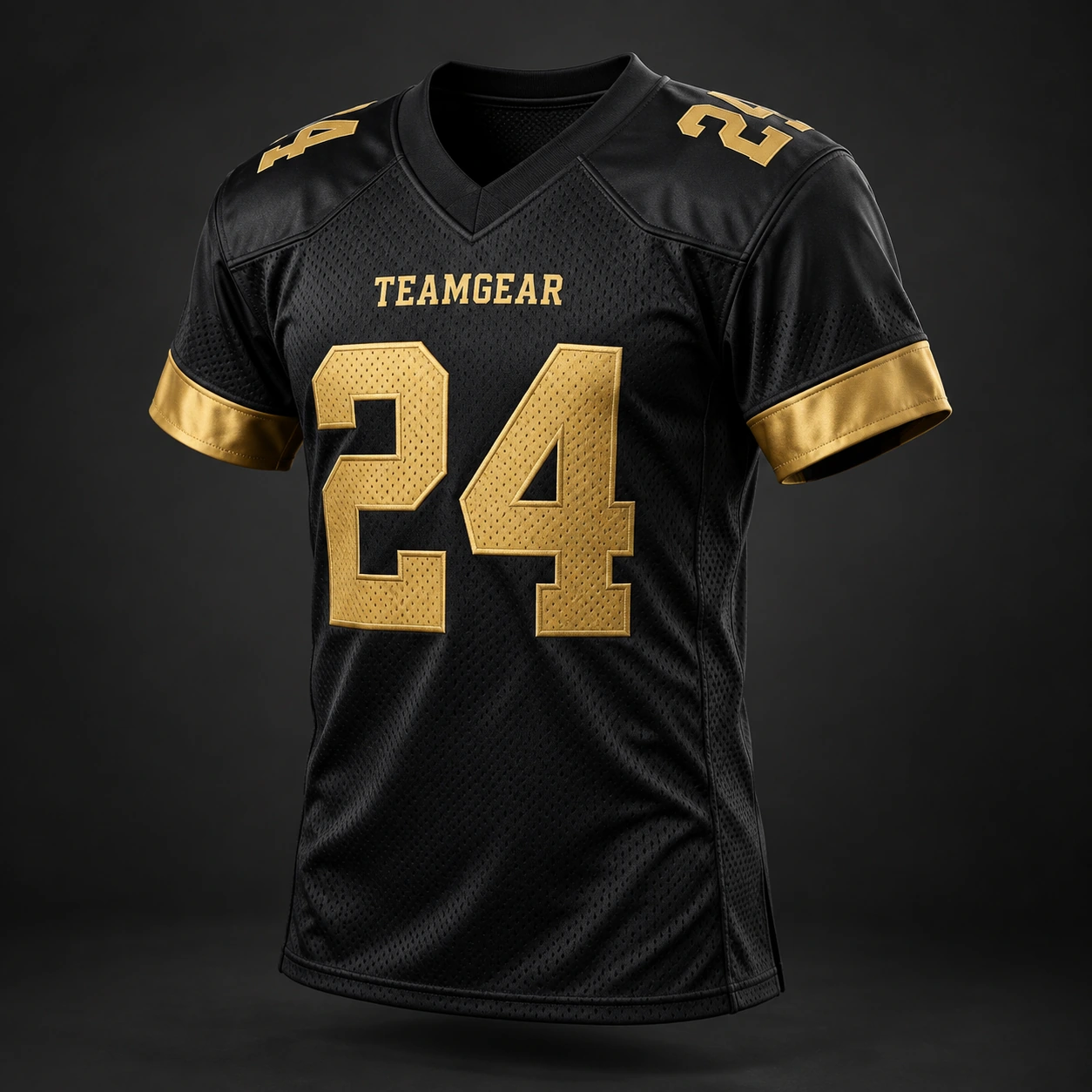Jerseys in the TeamGear black and yellow style